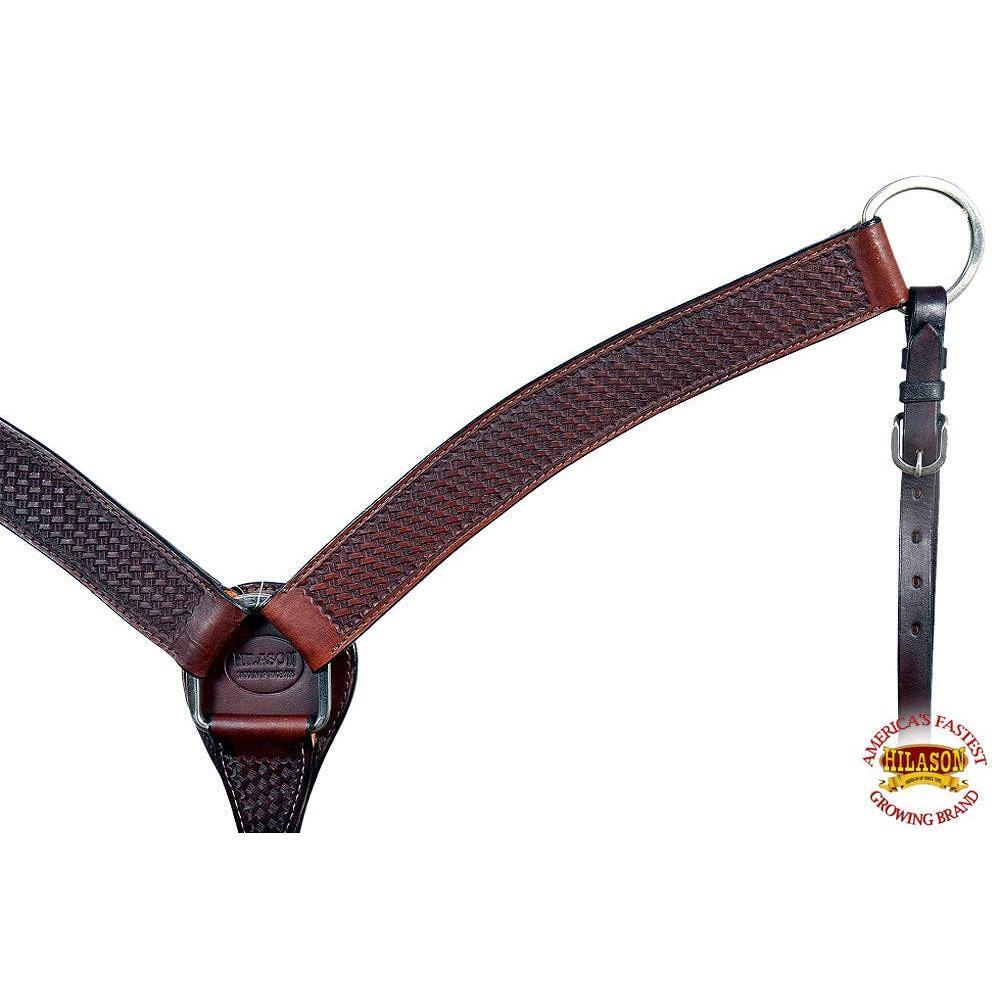 HILASON - Horse Headstall Breast Collar Tack American Leather