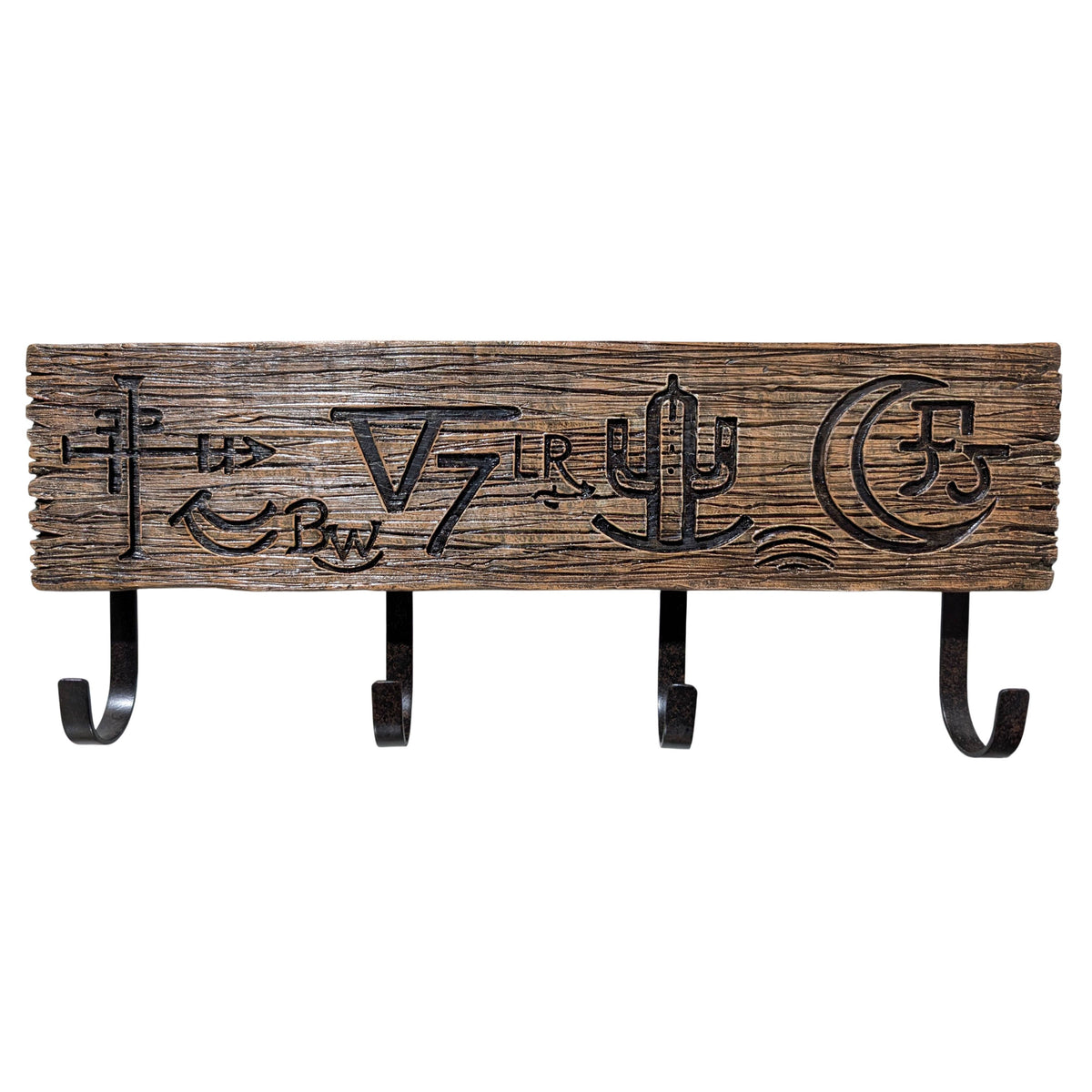 COWBOY BRANDS COAT RACK, 14"X2"X5.5"