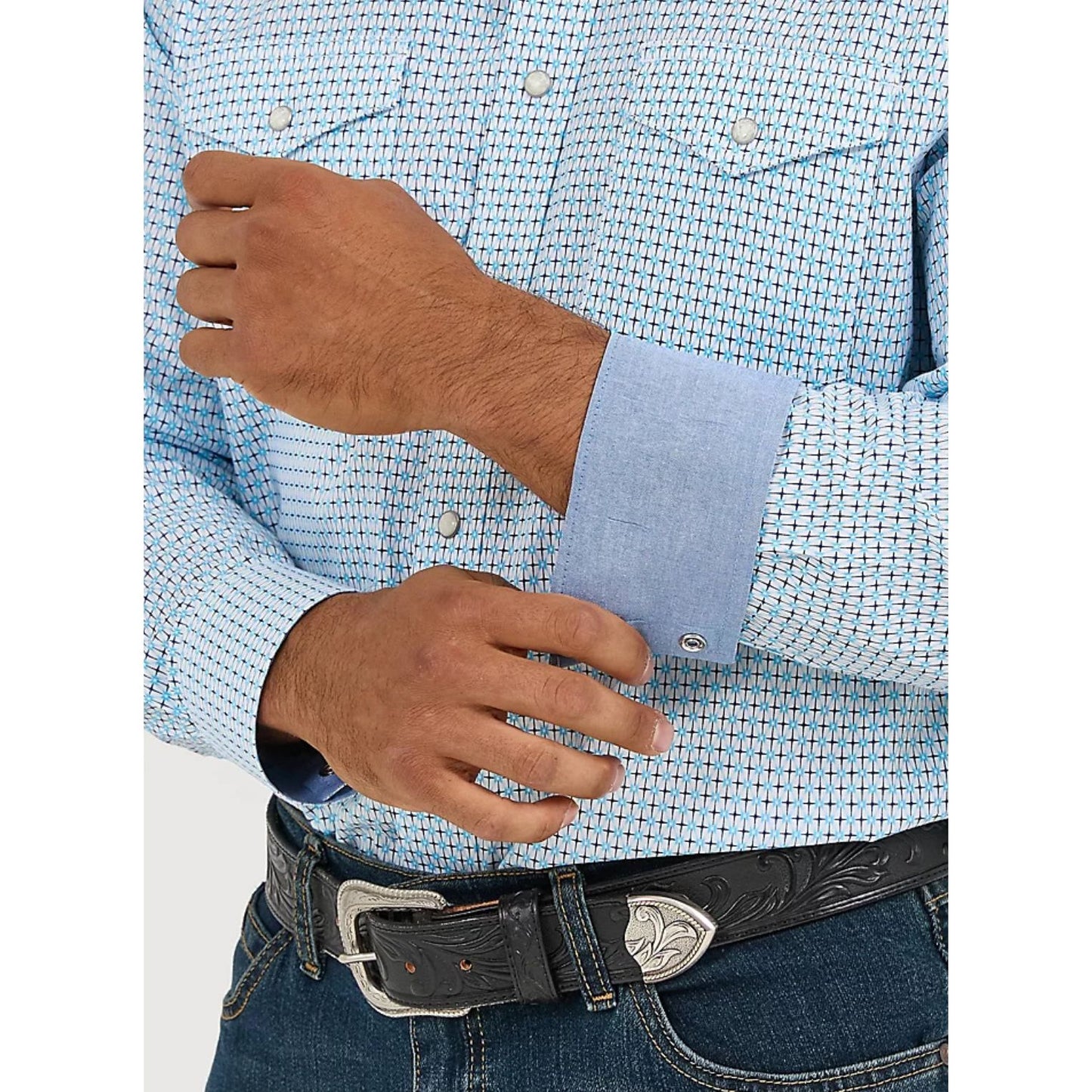 MEN'S 20X® COMPETITION ADVANCED COMFORT LONG SLEEVE TWO POCKET WESTERN SNAP SHIRT - 112365390