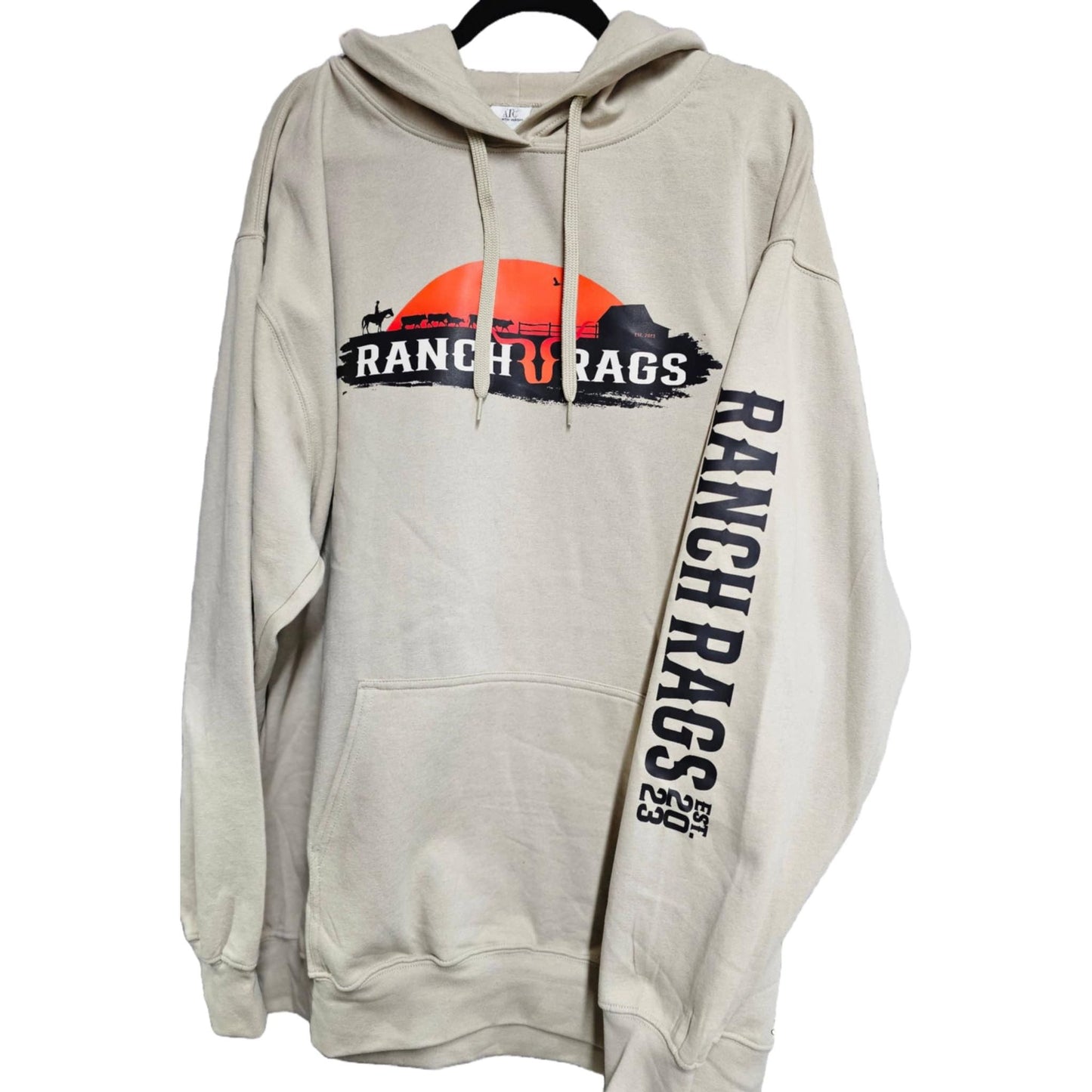RanchRag's Cream Sunset Hoodie