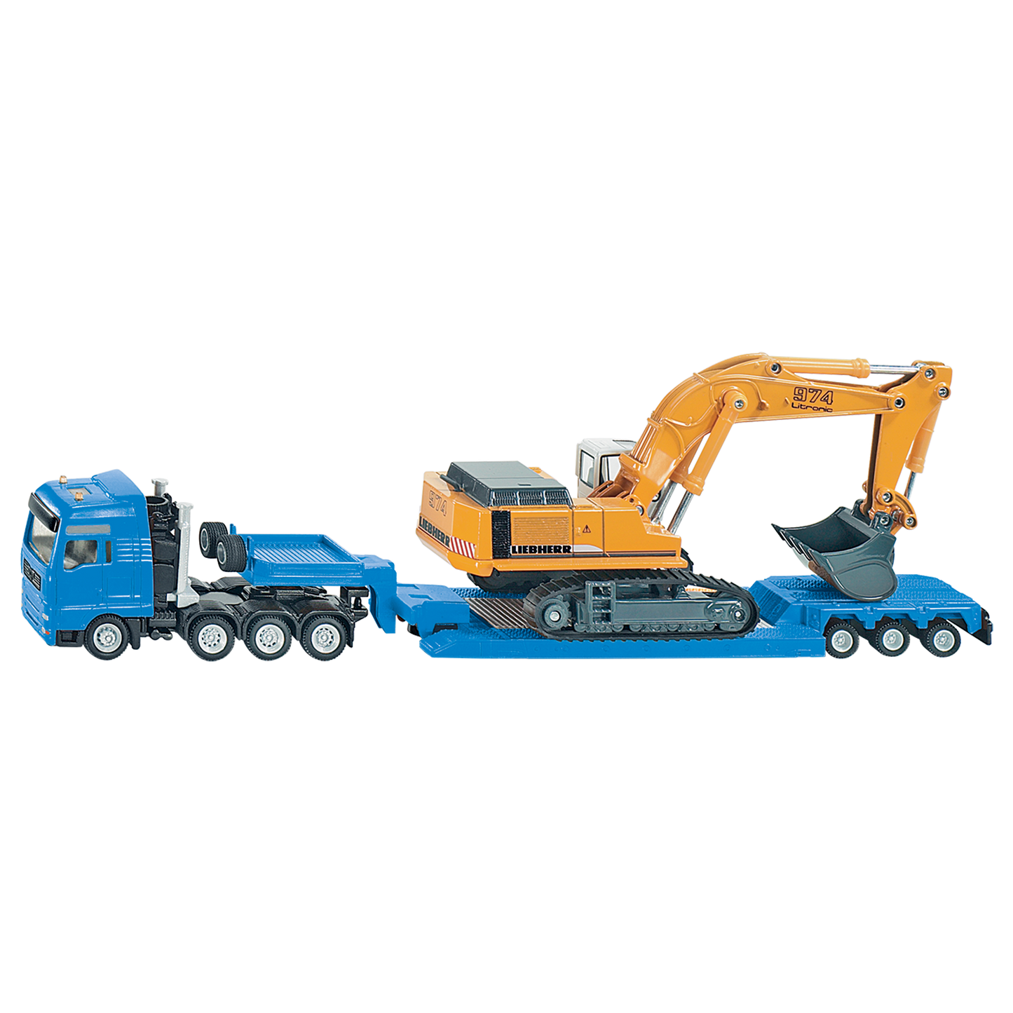 Siku-Heavy Haulage T.with Flat-Bed Trailer-For 3 years+