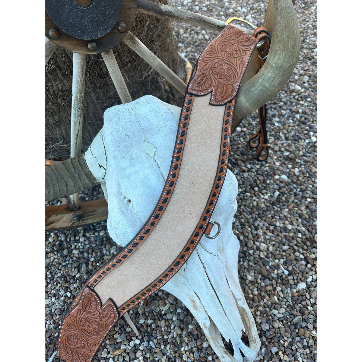 Brown Cow Puncher Tripping Collar