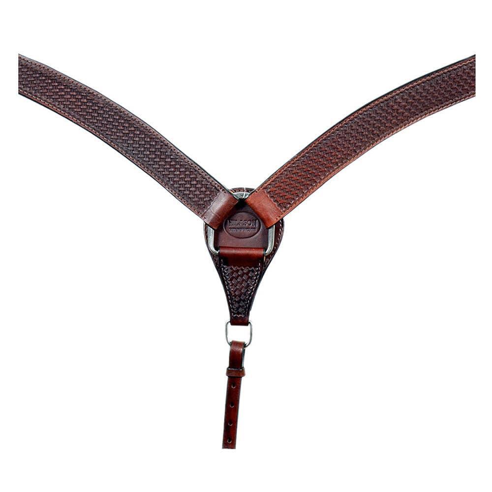 HILASON - Horse Headstall Breast Collar Tack American Leather