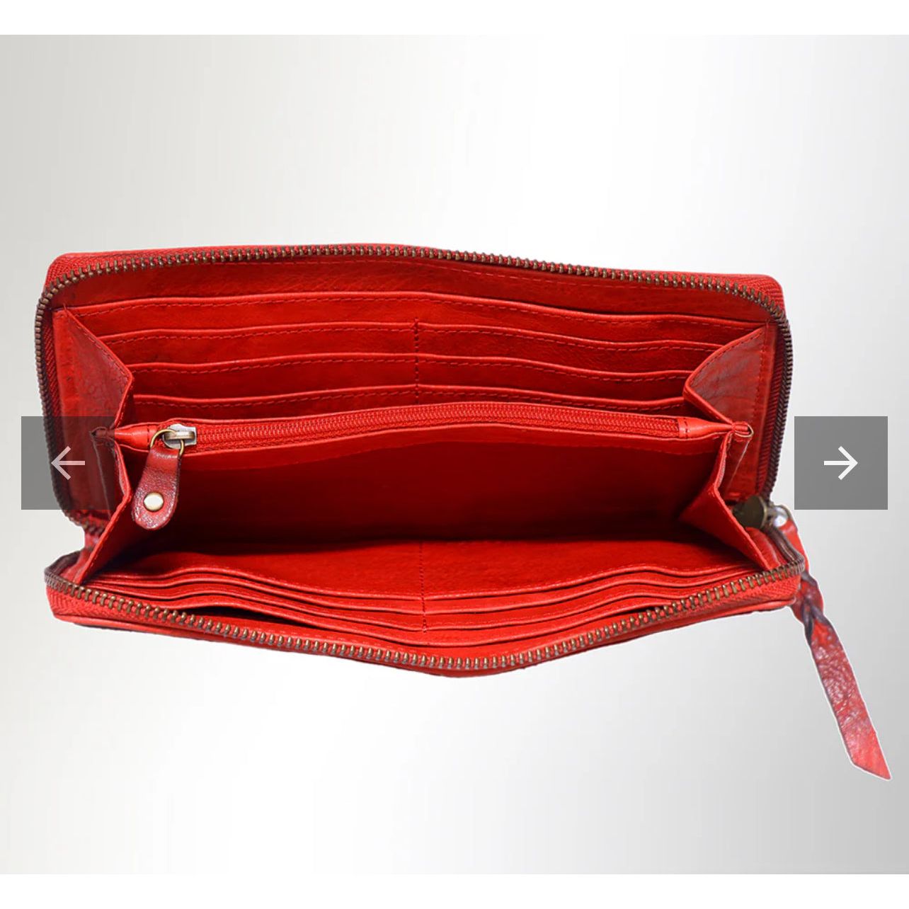 Ladies Never Mind Premium Authentic Full Grain Leather Wallet