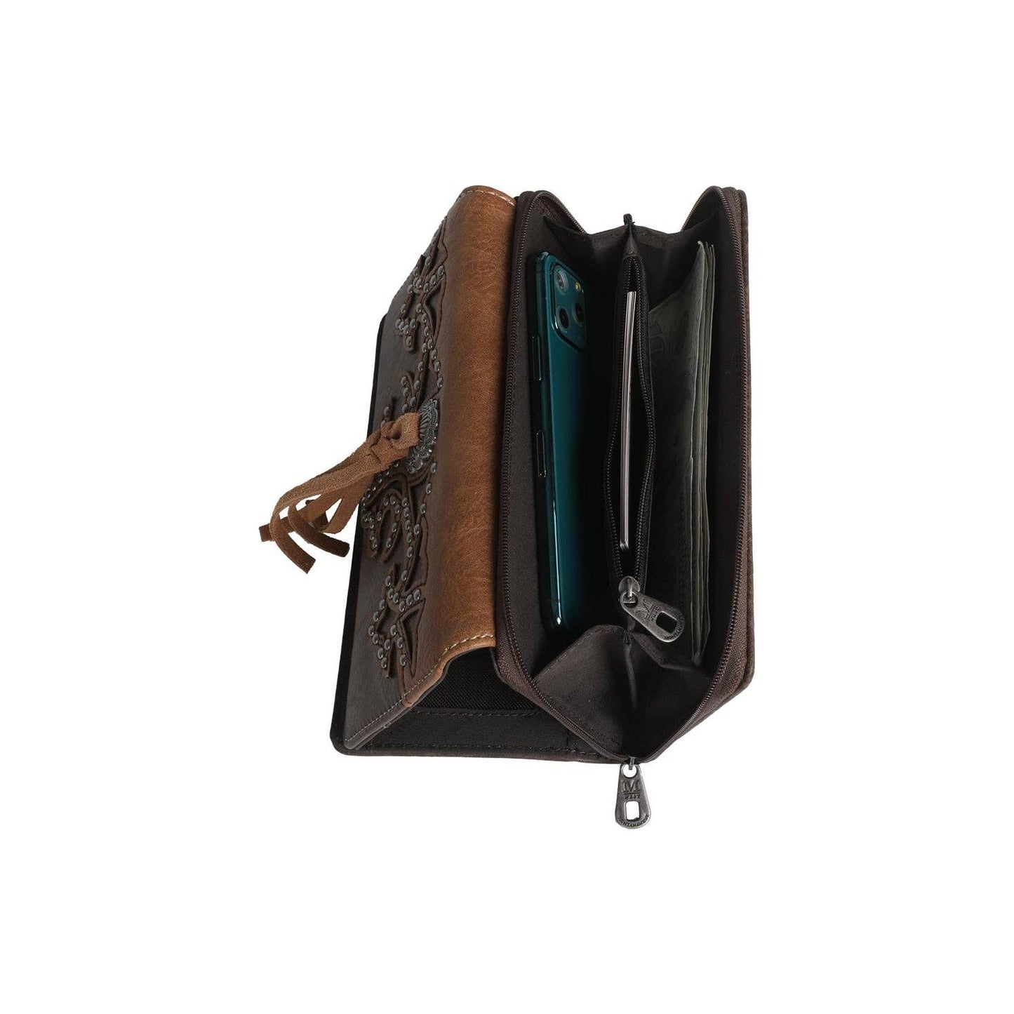 Montana West - MW1100-W010 Montana West Boot Scroll Collection Wallet