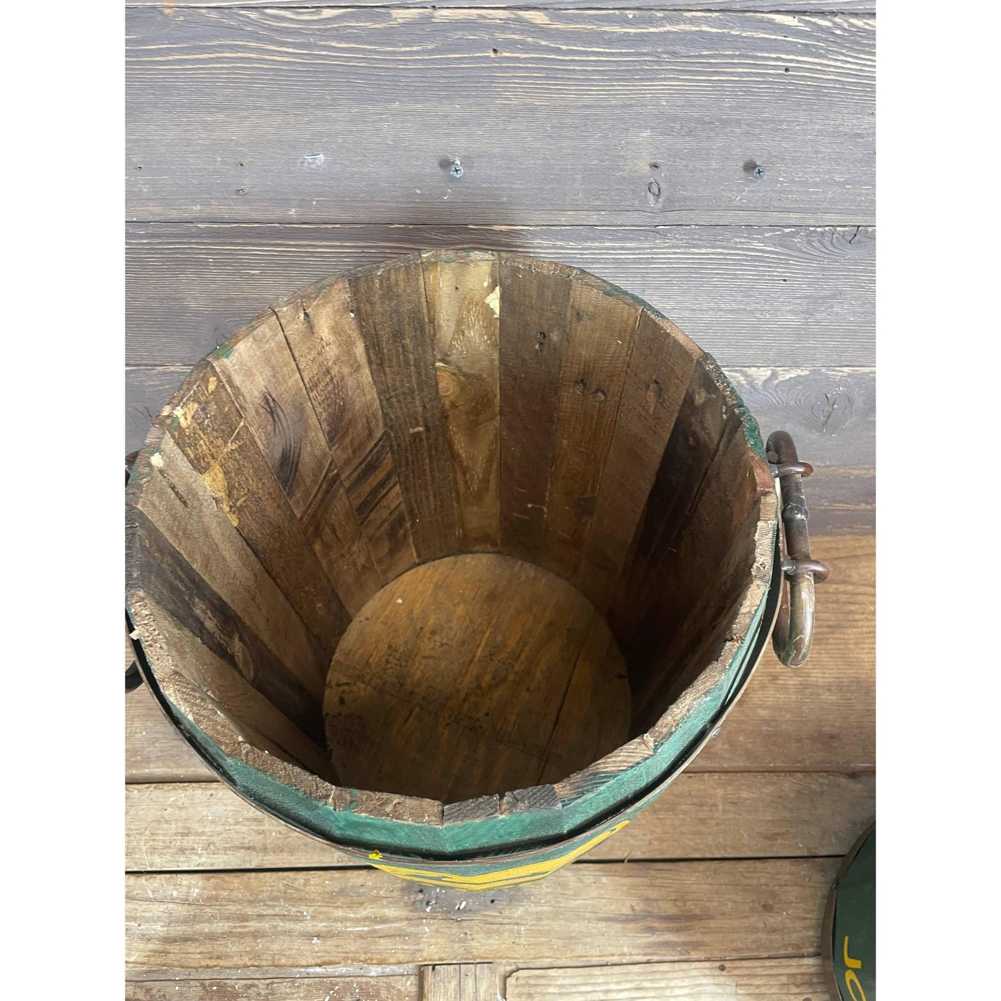 My Amigos Imports - John Deere Rustic Trim Bucket-Green-Handmade-