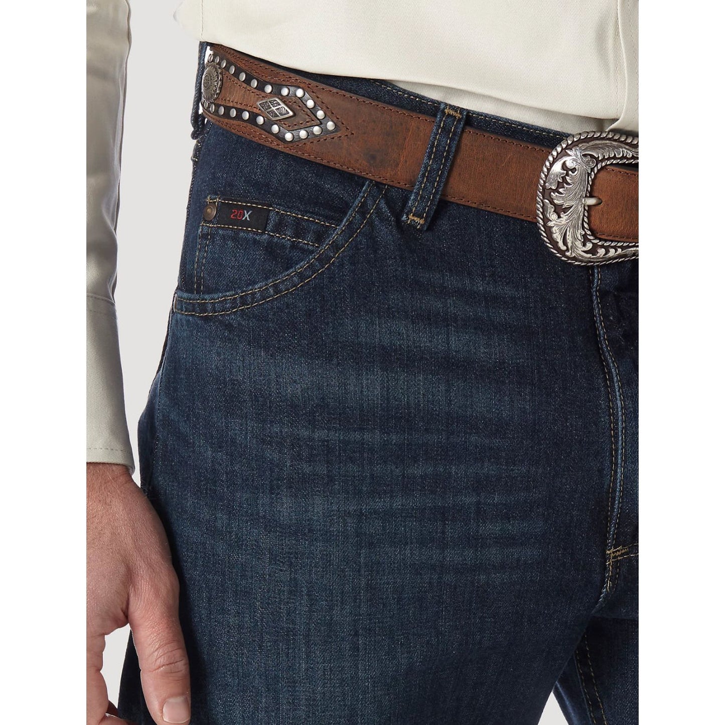 WRANGLER® 20X® 01 COMPETITION JEAN IN DEEP BLUE