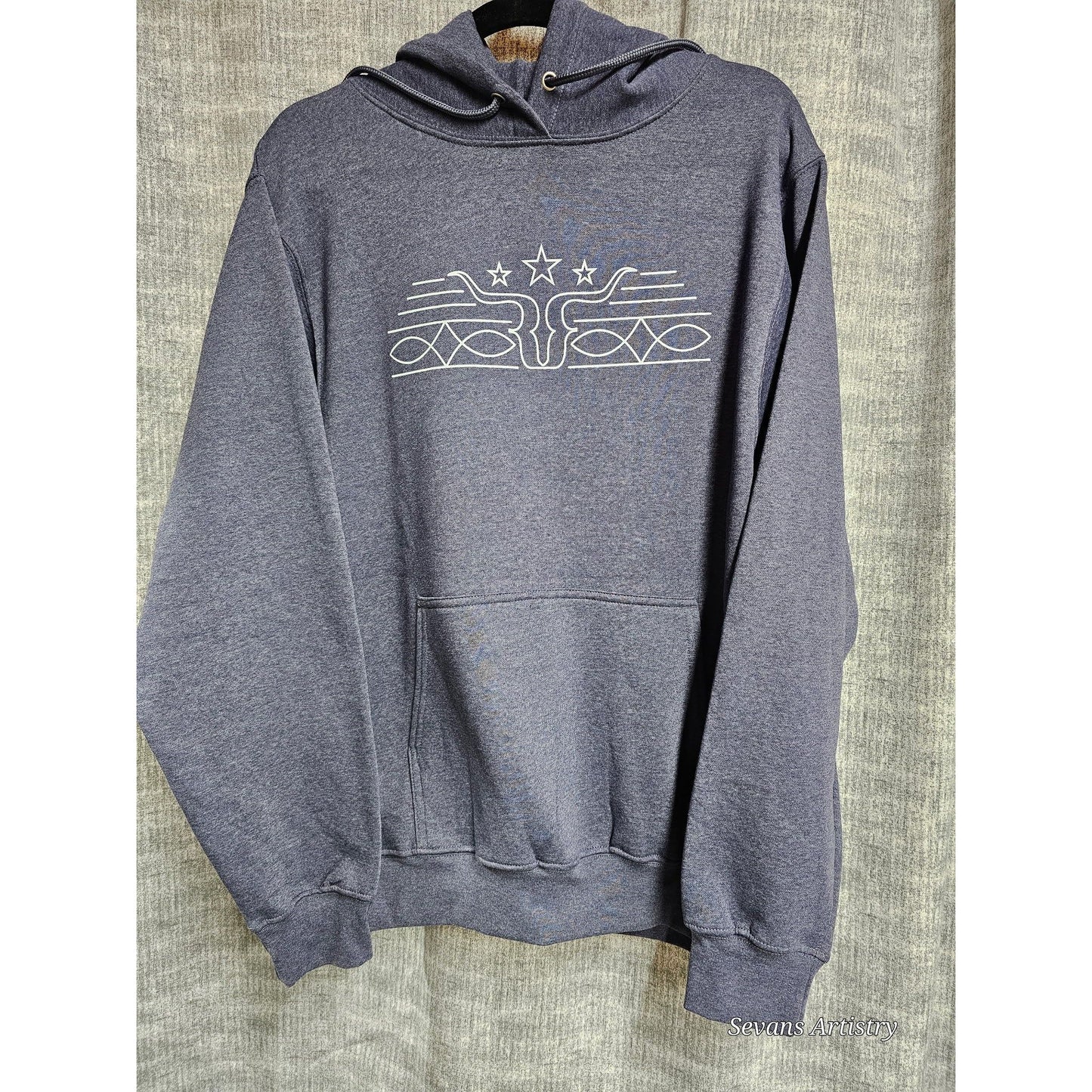 Ranch Rags Boot Stitching Design Hoodie