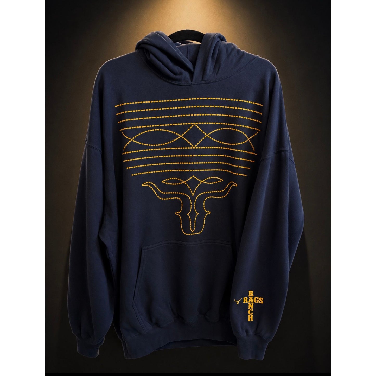 RanchRag's Longhorn Stitch Hoodie