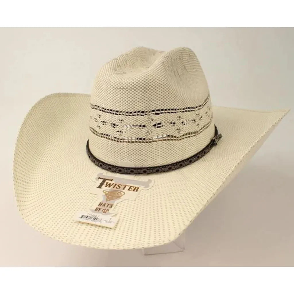 ~Twister Straw Cowboy Hat T71664