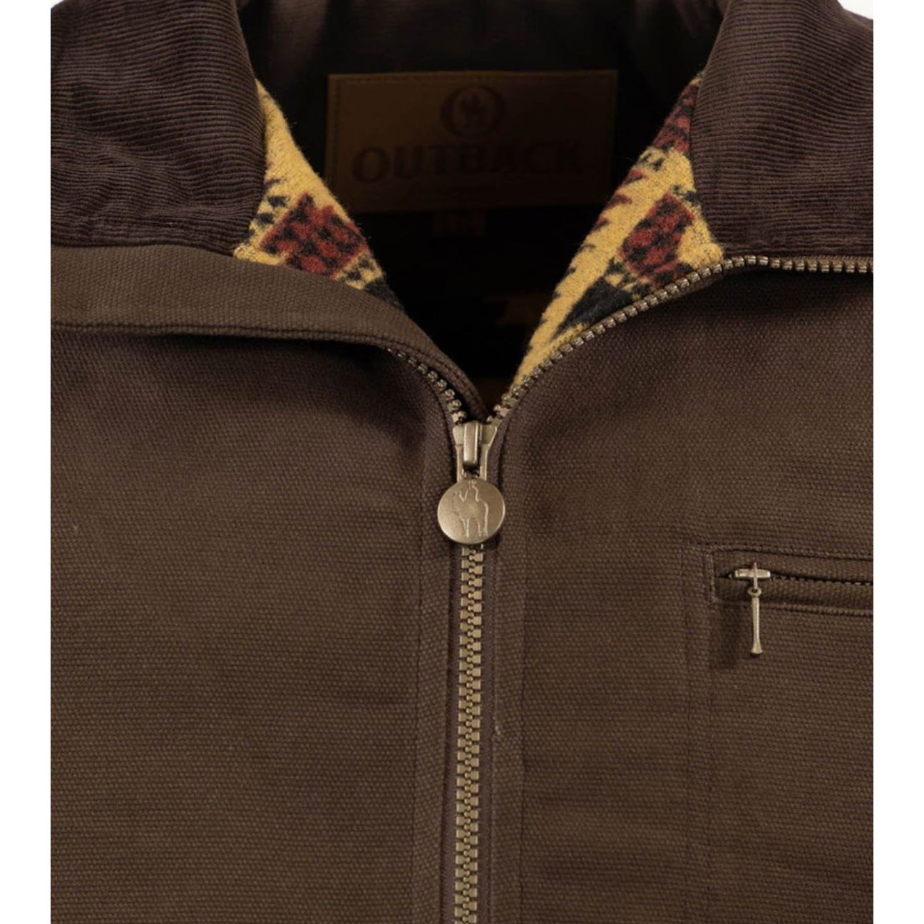 Outback Trading Men’s Canvas SAWBUCK VEST 29824