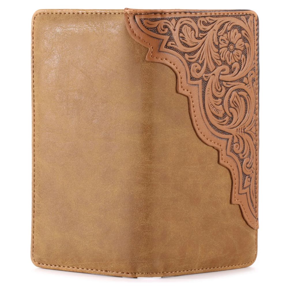 Montana West Men’s Rodeo Wallet Brown w/ Brown Tooling MW-613BR