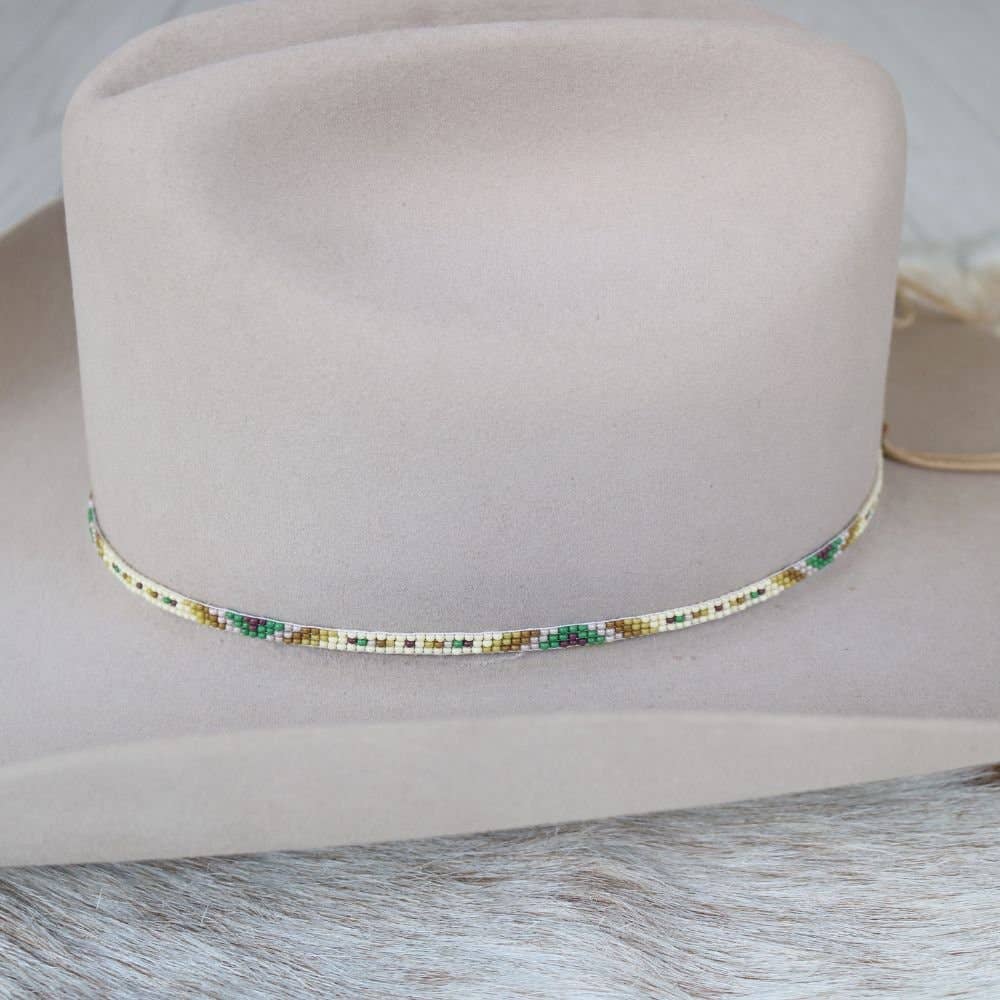 Western Beaded Hat Band - Pecos