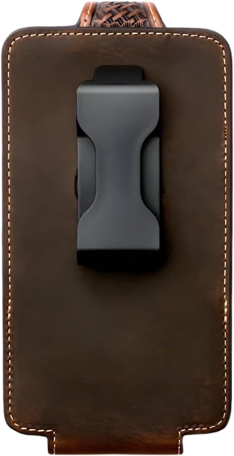 Ariat Basketweave Sunburst Cell Phone Case, Brown, A0603902