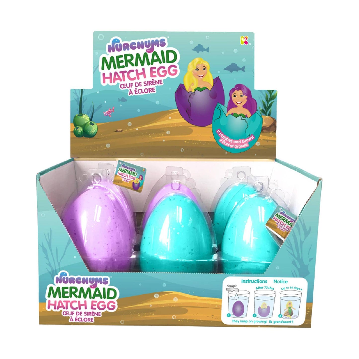 Keycraft - Keycraft Large Mermaid Hatch Eggs