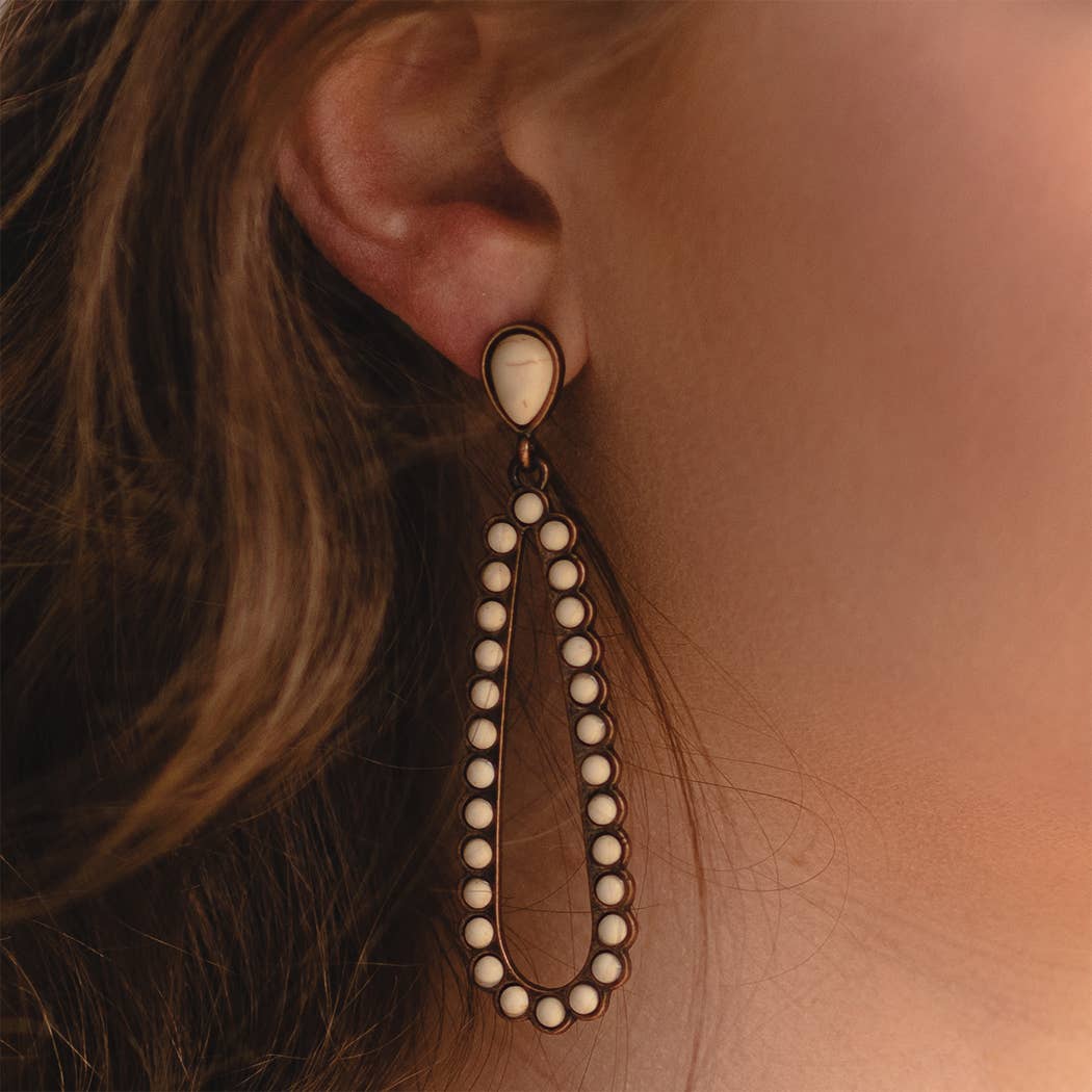 Turquoise Teardrop Earrings