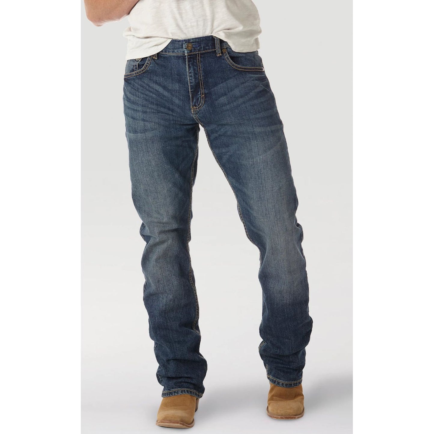 Mens Retro Wrangler Slim Boot Jeans 1077MWZRW