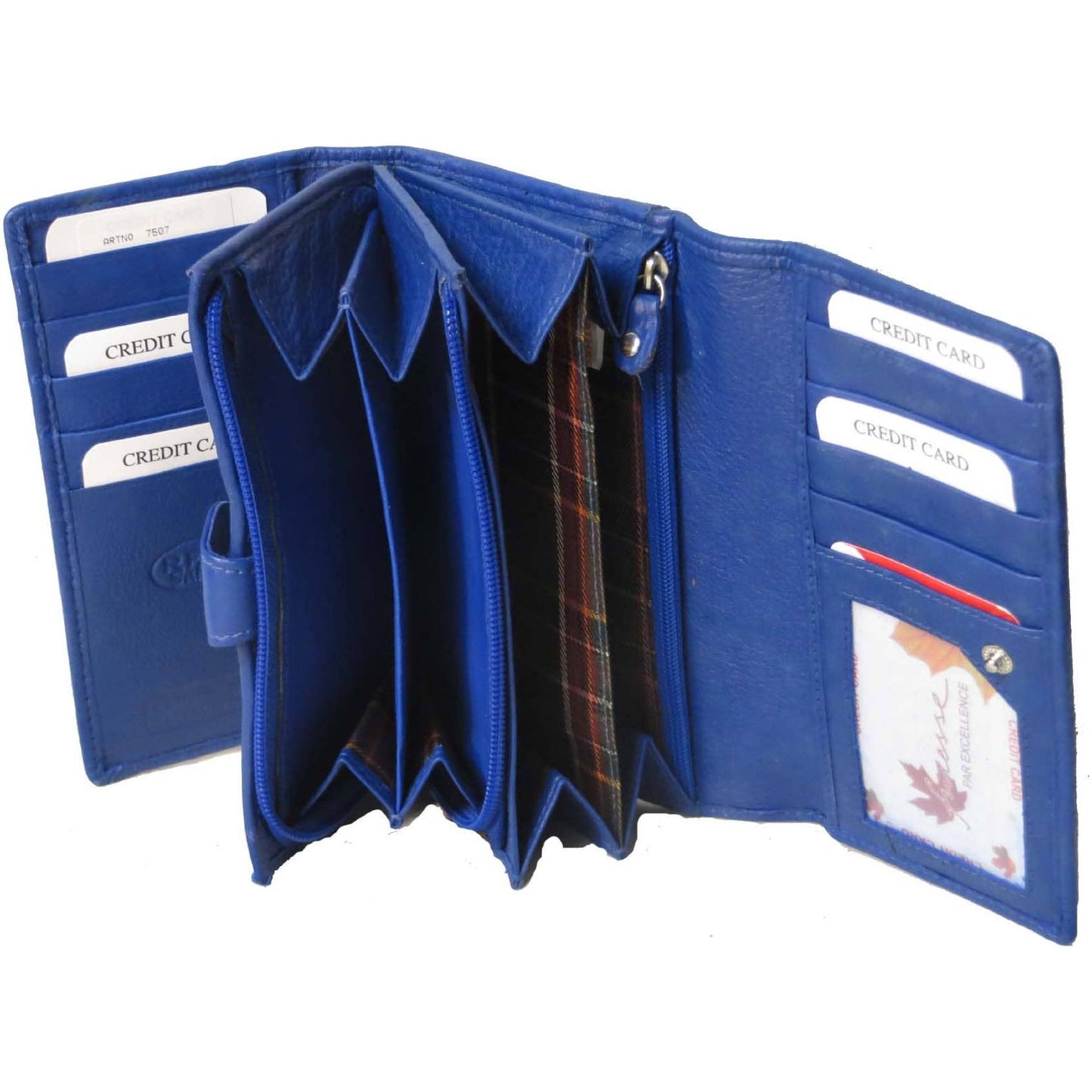 IGI CANADA - Genuine Cowhide Leather RFID Ladies Wallet #7507