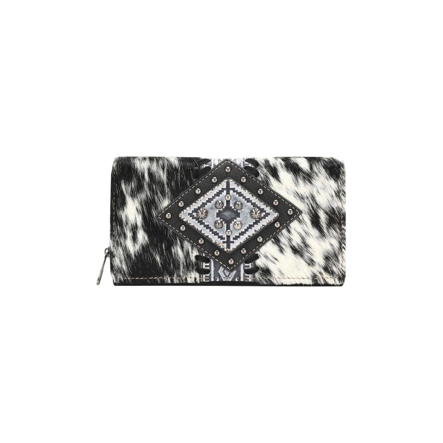 Montana West - TR146-W010 Trinity Ranch Hair-On Cowhide Wallet