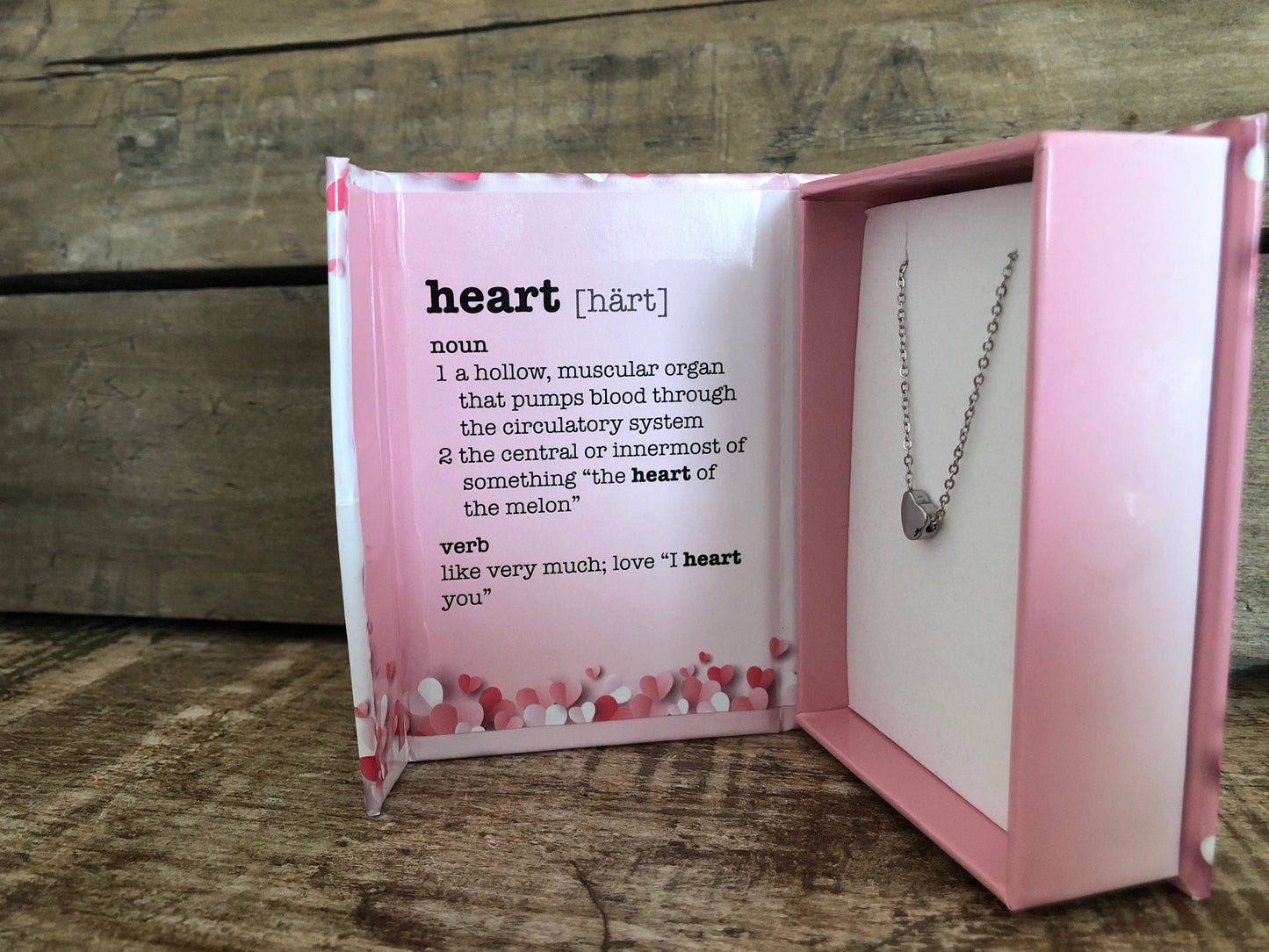 Mini Heart Slider Necklace