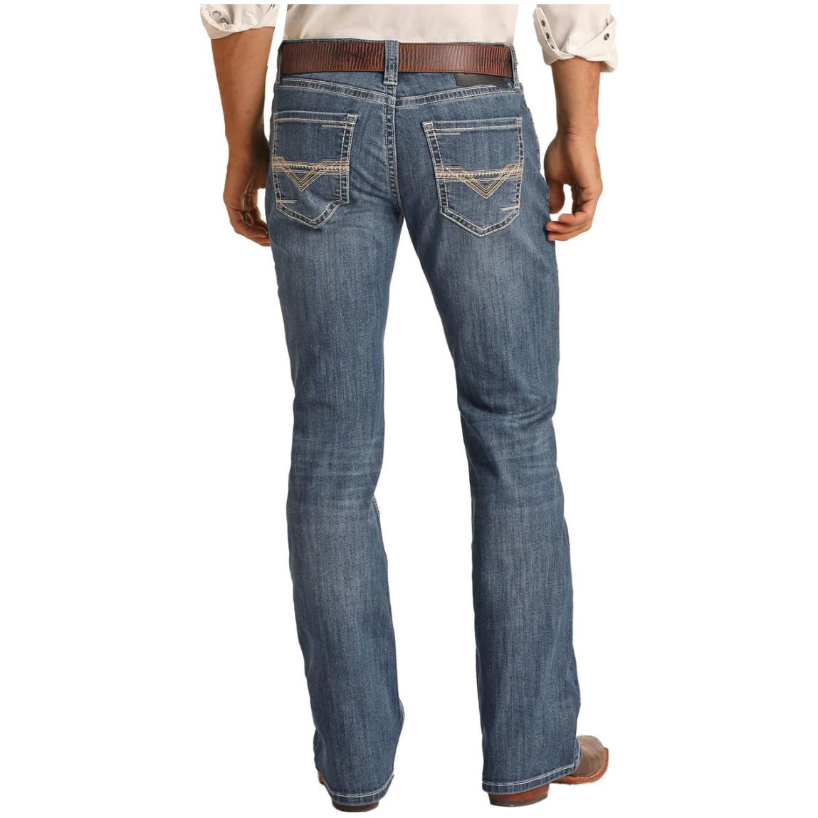 ROCK & ROLL Men’s JEAN - Regular fit, Medium Vintage, Pistol Straight, RRMD1PR0L7