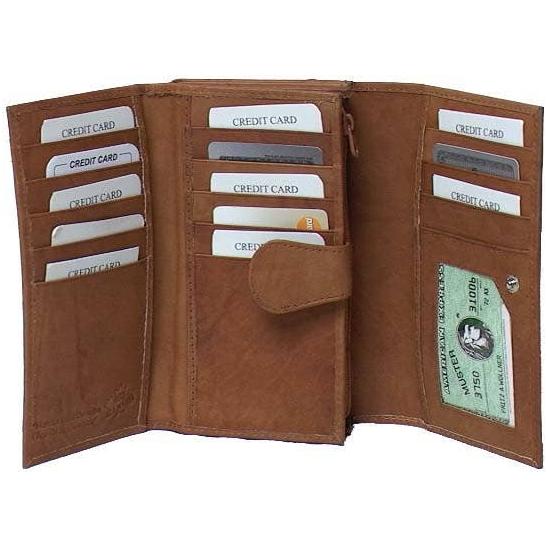 IGI CANADA - Genuine Cowhide Leather RFID Ladies Wallet #7507