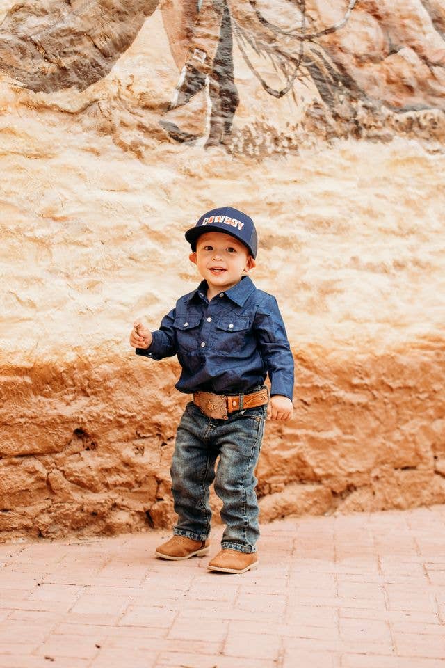 Shea Kids Cowboy Ball Cap HAT02