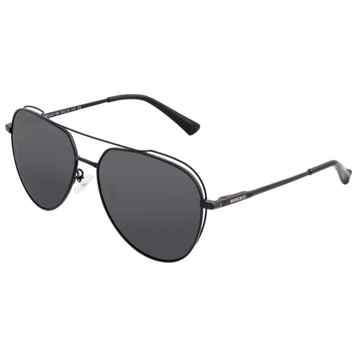 Breed - Breed Lyra Stainless Steel Polarized Aviator Sunglasses