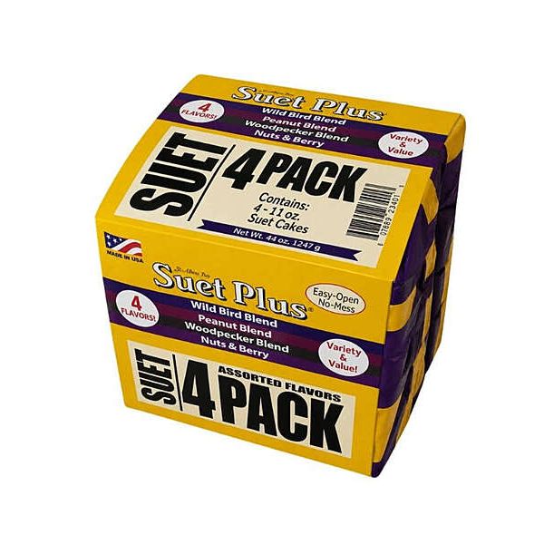 Bird Suet-St. Albans Bay 4 Pack Variety