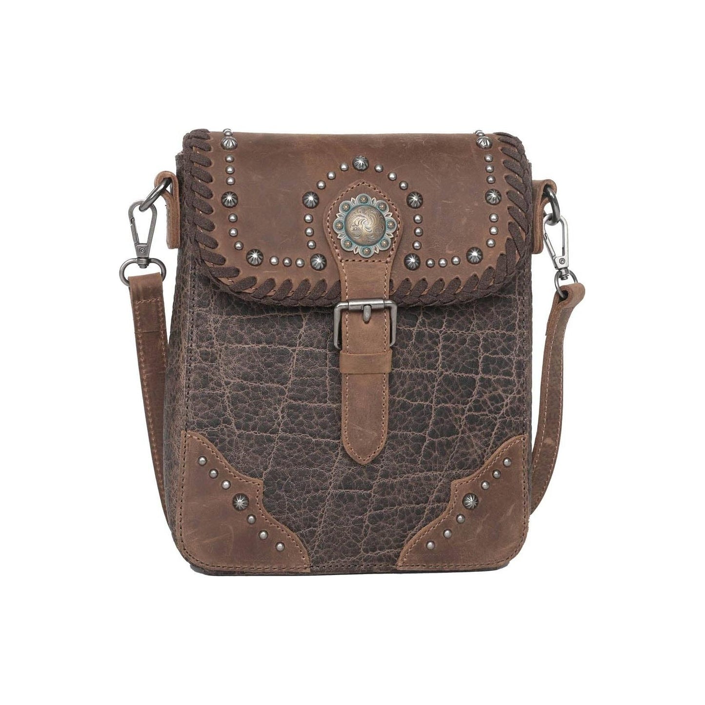 Montana West - MWR-047 Montana West Genuine Leather Shoulder/Crossbody Bag