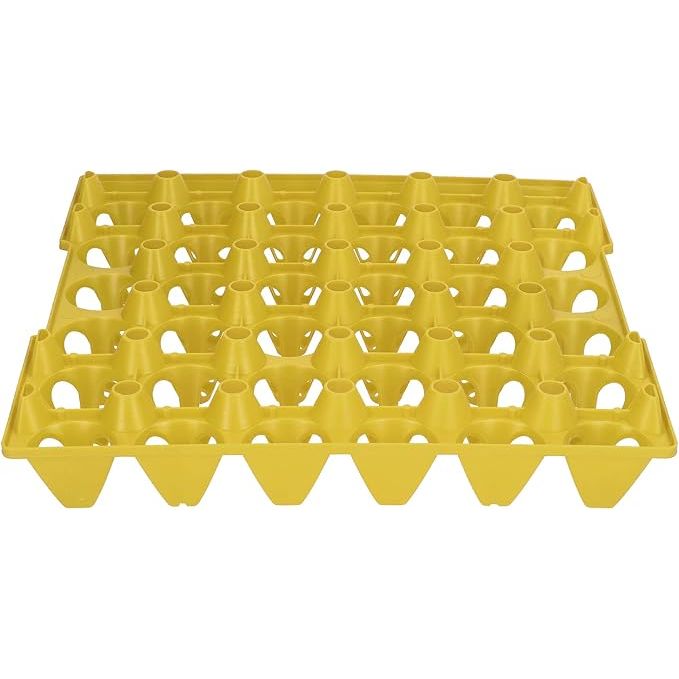 30 Cell Reusable Stackable Plastic Egg Trays for Home Farm Chicken Eggs Storage and Transportation