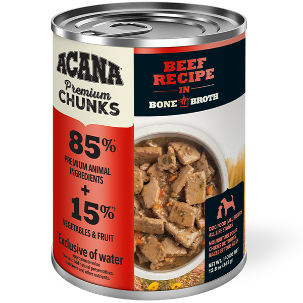 Acana Premium Chunks Beef Recipe 12.8oz
