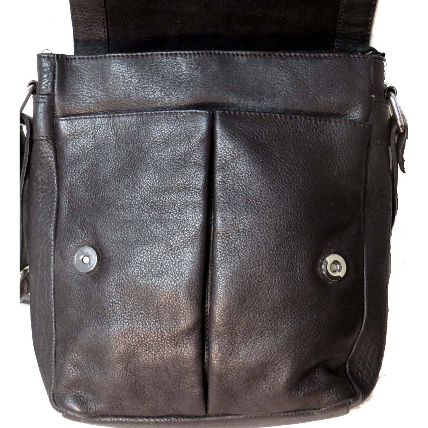 IGI CANADA - Genuine Cowhide Leather Vintage Look Messenger Bag#8598/8599