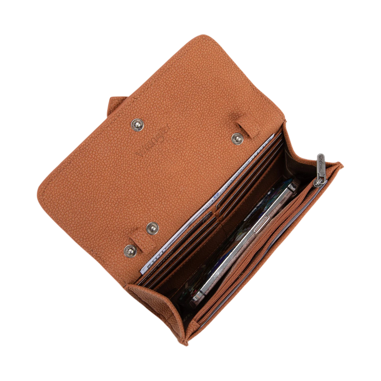 Wrangler Wallet/ Crossbody, Black WG168-W012
