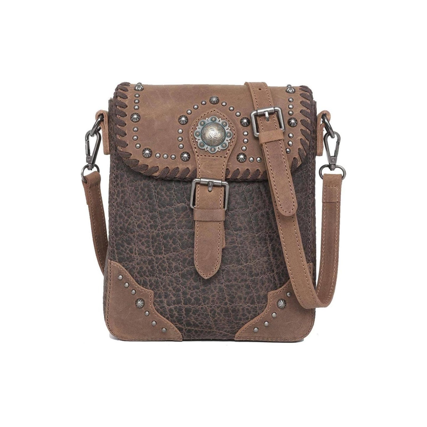 Montana West - MWR-047 Montana West Genuine Leather Shoulder/Crossbody Bag
