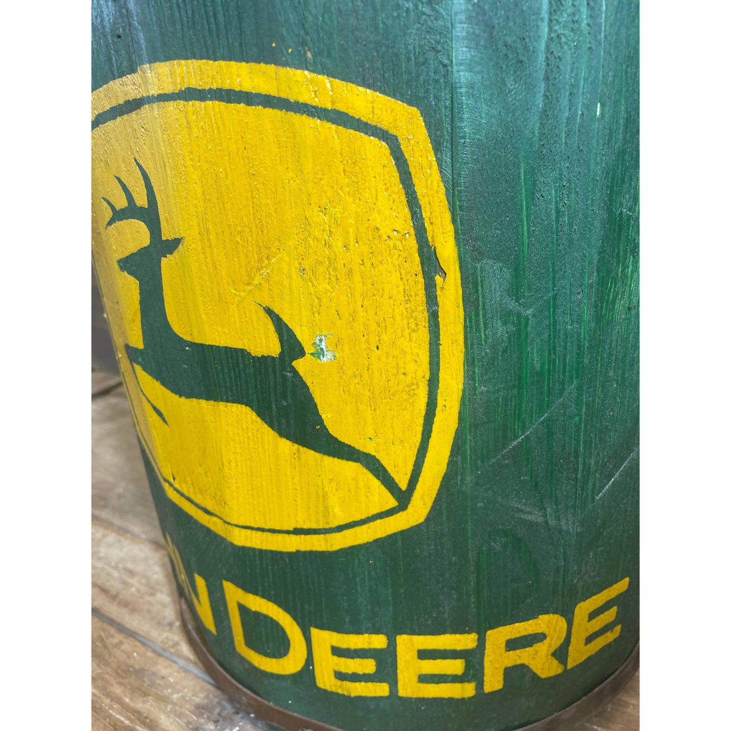 My Amigos Imports - John Deere Rustic Trim Bucket-Green-Handmade-