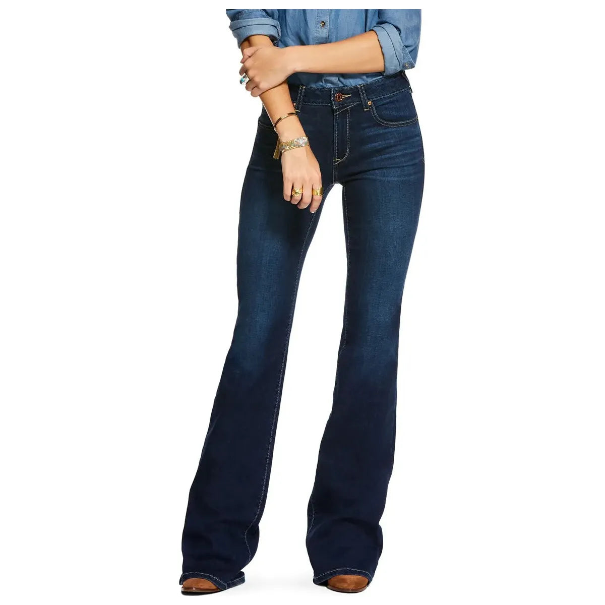 Ladies Ariat Perfect Rise Katie Flair Jeans