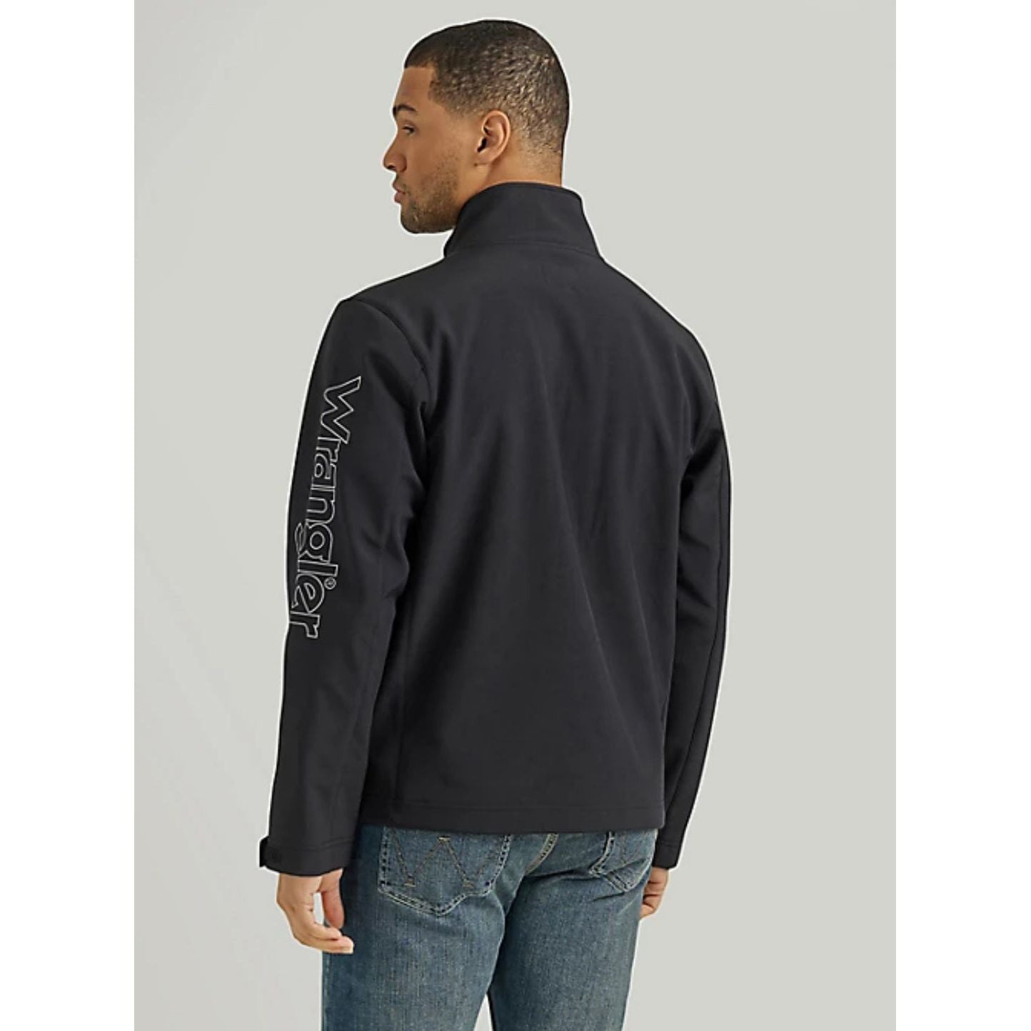 MEN'S WRANGLER® TRAIL JACKET IN BLACKOUT 112353408