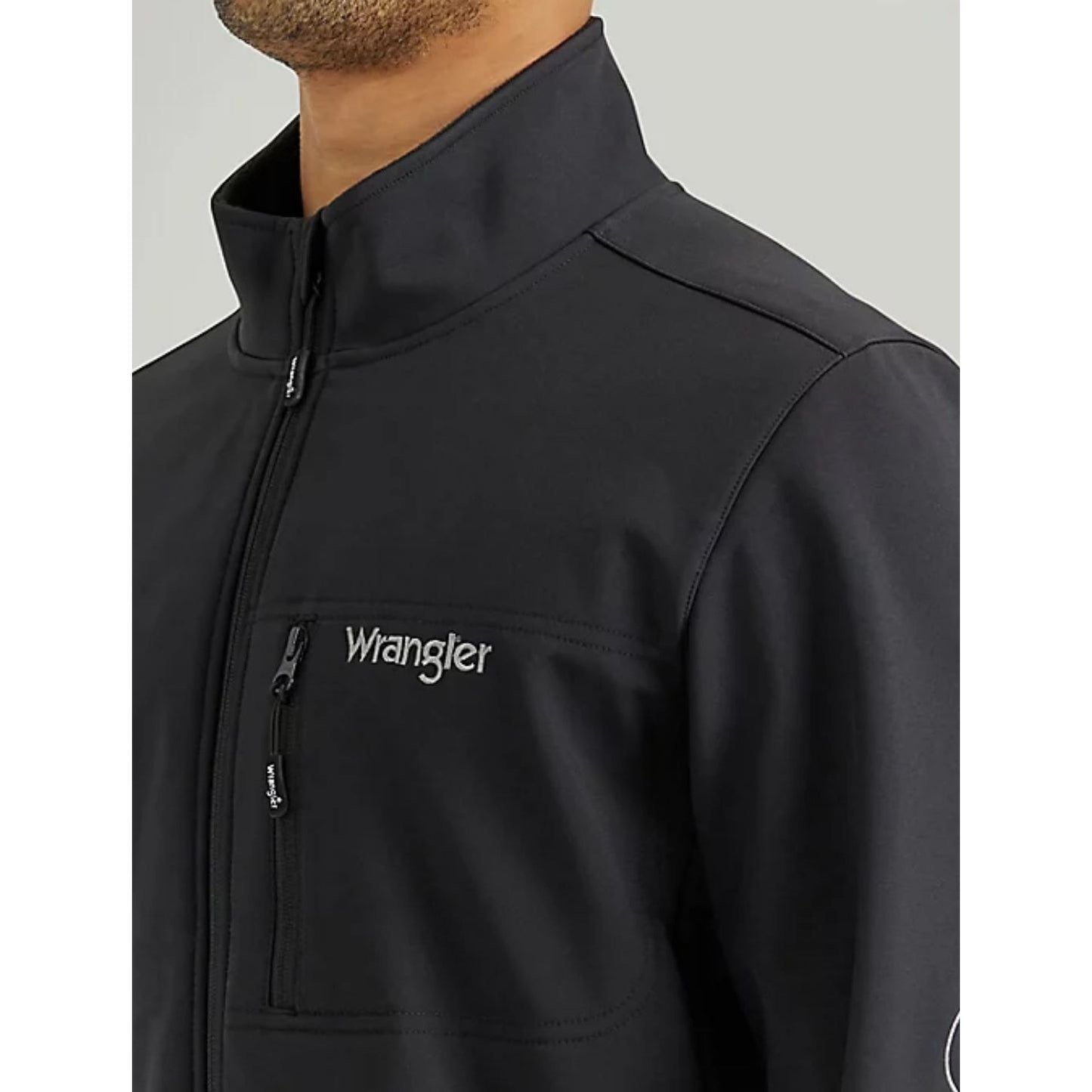 MEN'S WRANGLER® TRAIL JACKET IN BLACKOUT 112353408