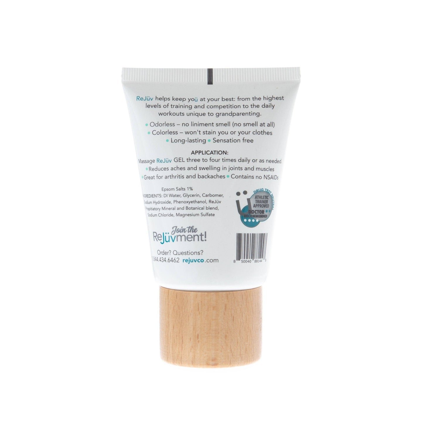 ReJüv™ Gel – 3oz Natural Muscle & Joint Relief (Menthol-Free, TSA-Approved)