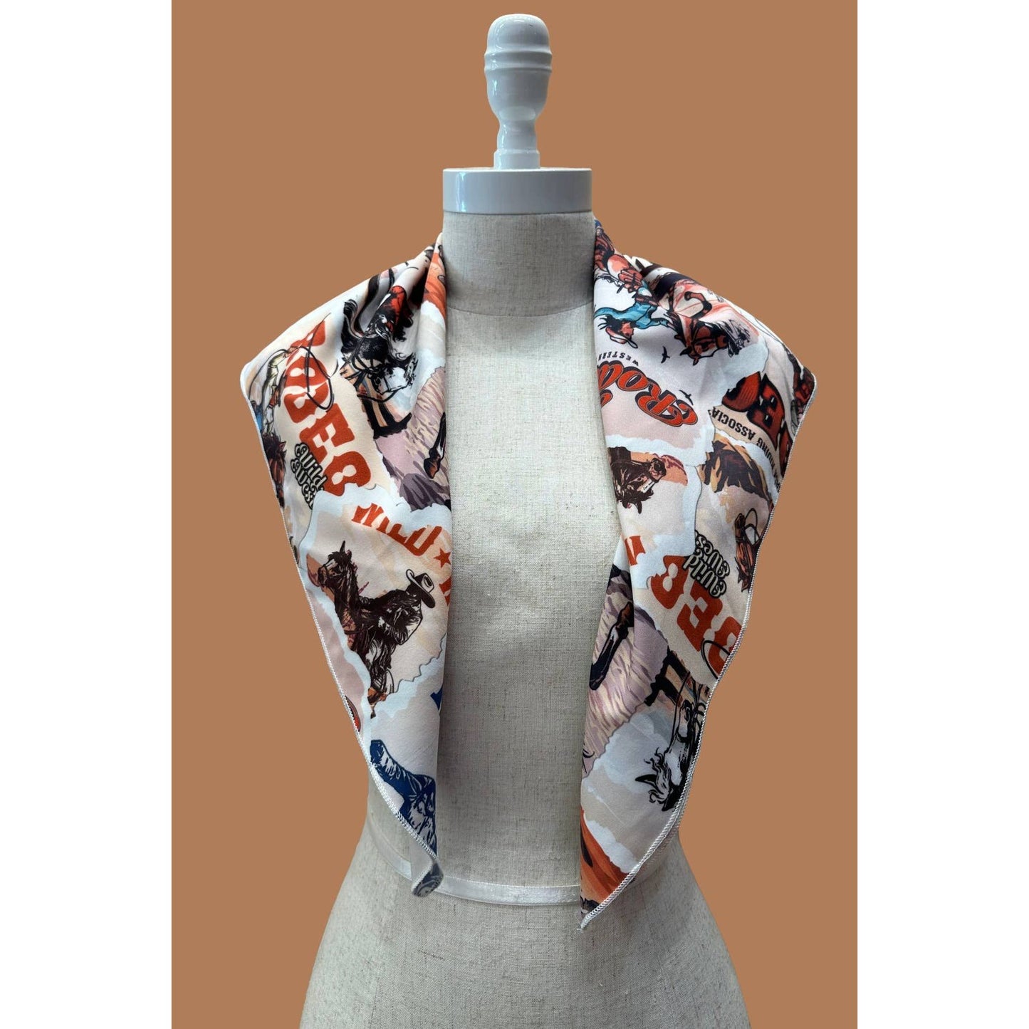Ciao The Original Rodeo Print Scarf, Wild Rag SC-6716