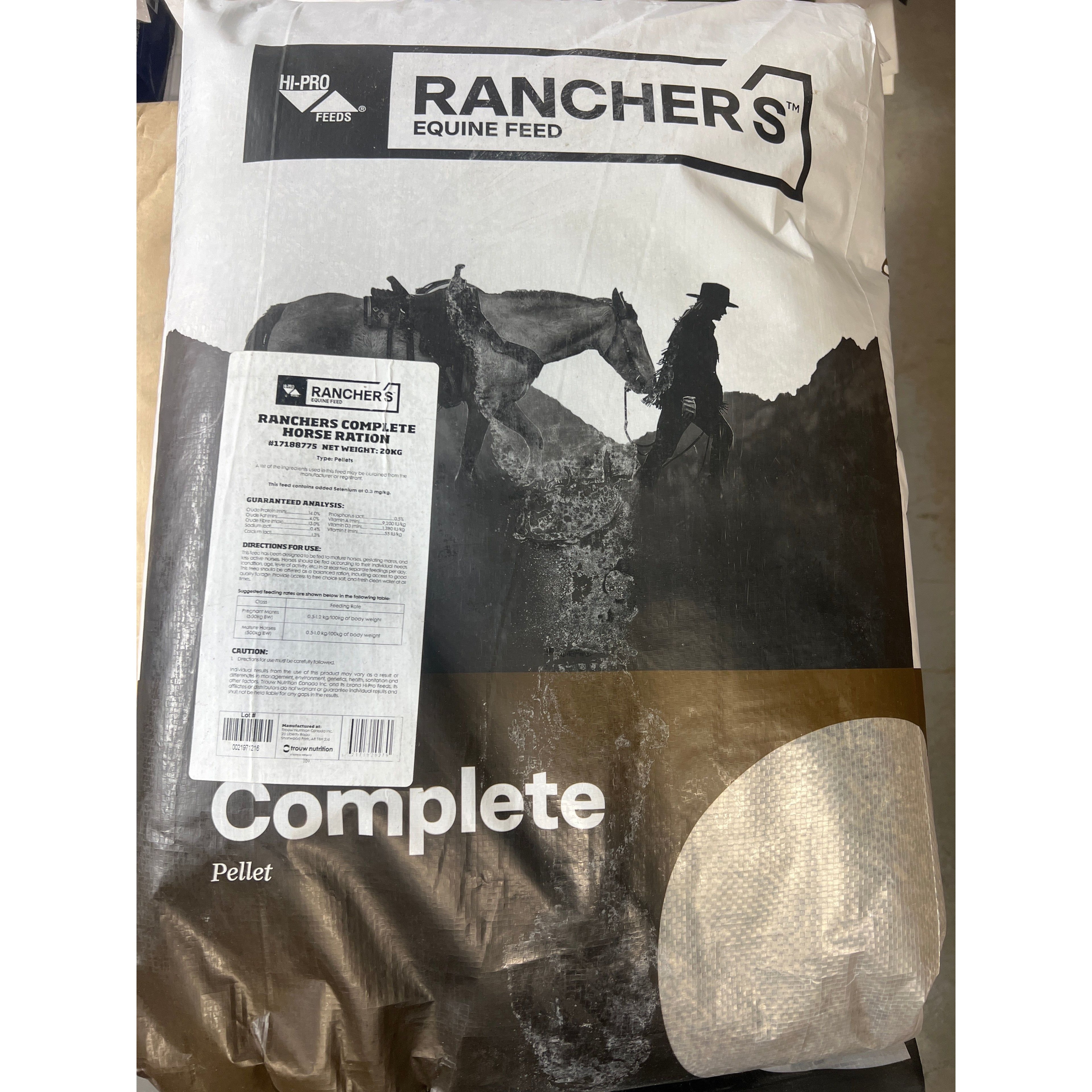 HiPro Ranchers Complete Pellet Equine Feed
