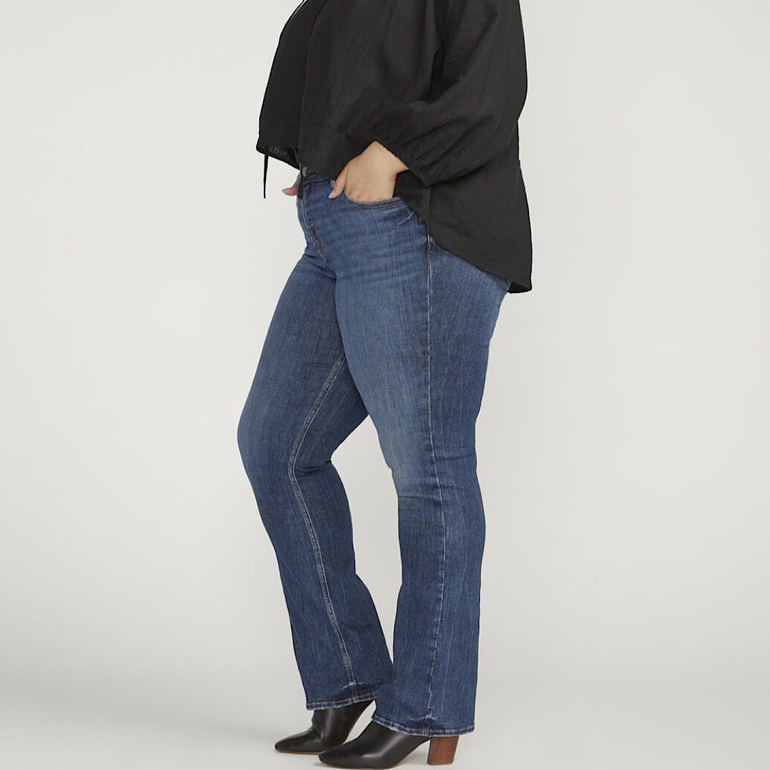 * Ladies Suki Curvy Fit Mid Rise Slim Boot