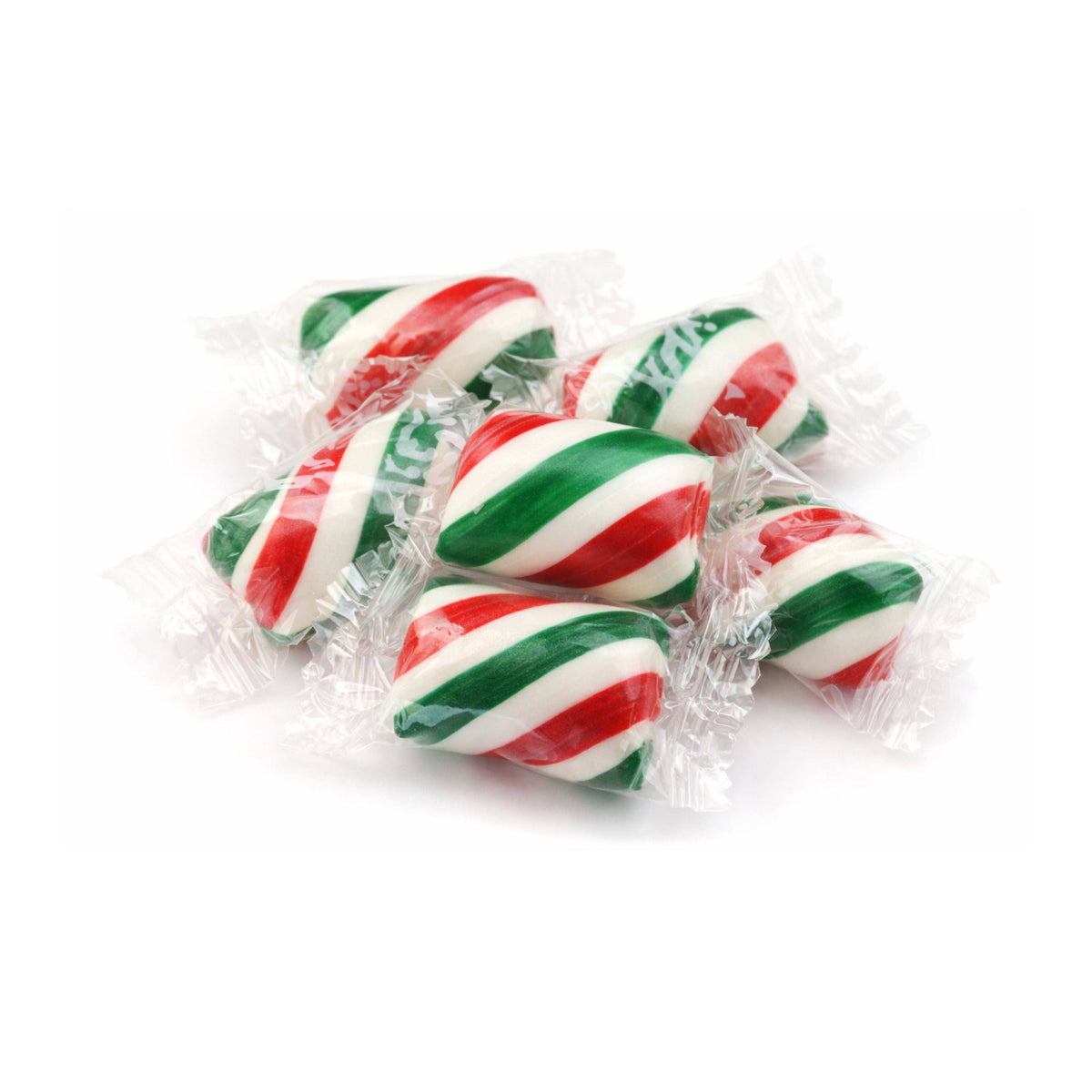 Atkinson's Red, White & Green Mint Twist Candy – Individually Wrapped Bagged