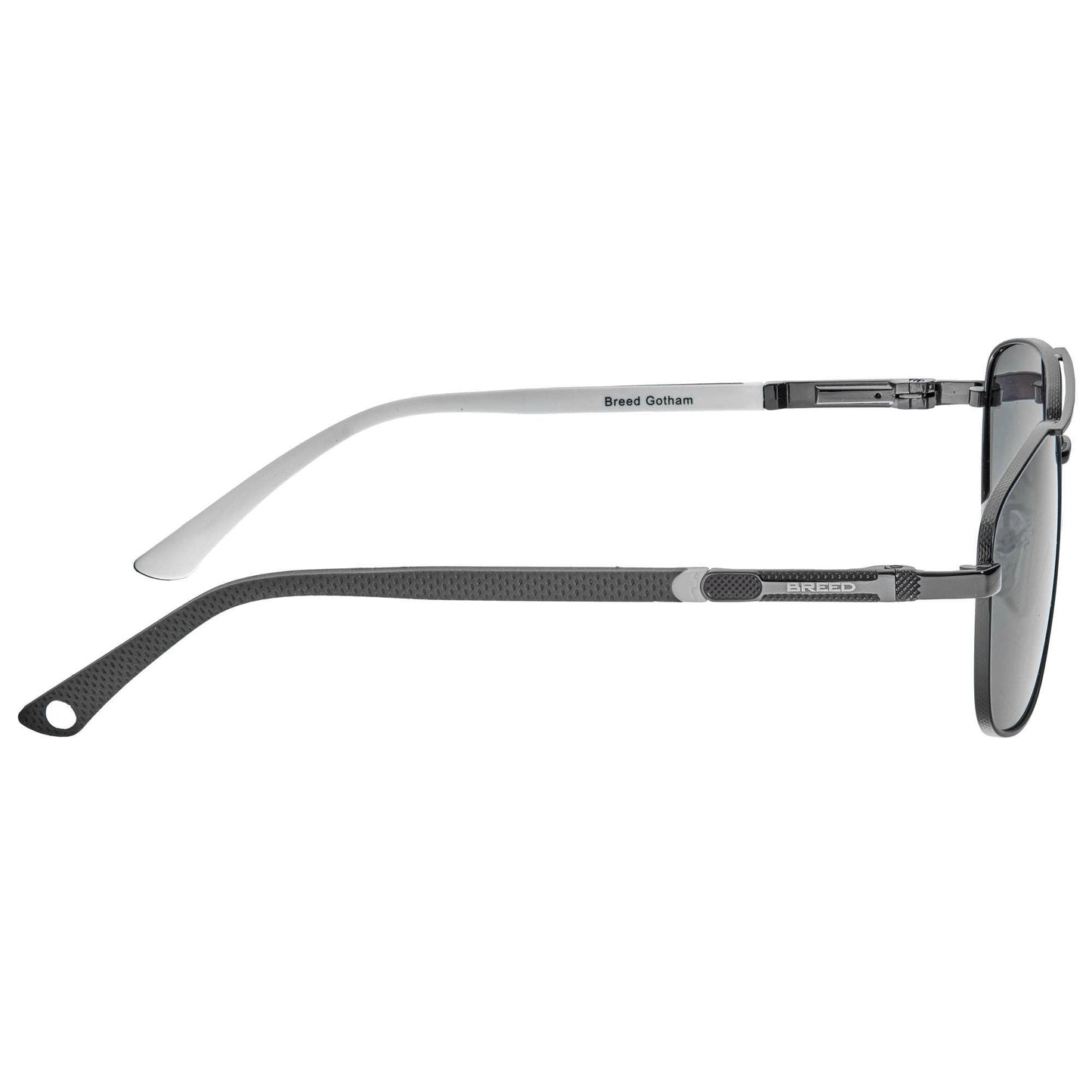 Breed - Breed Gotham Stainless Steel Polarized Aviator Sunglasses