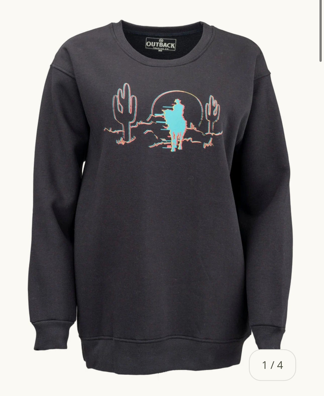 LADIES OUTBACK CALLIE CREWNECK SWEATER