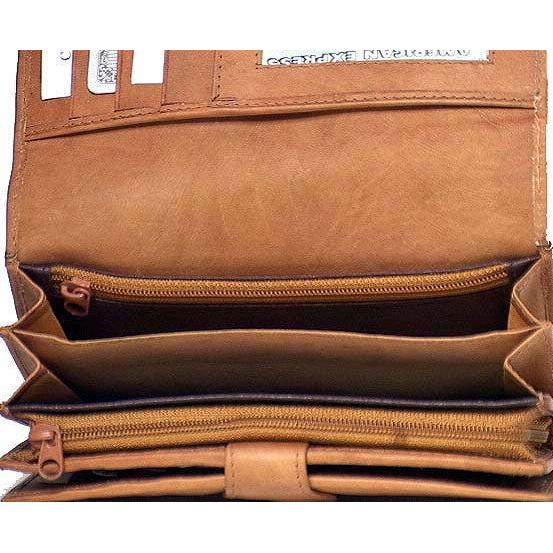 IGI CANADA - Genuine Cowhide Leather RFID Ladies Wallet #7507