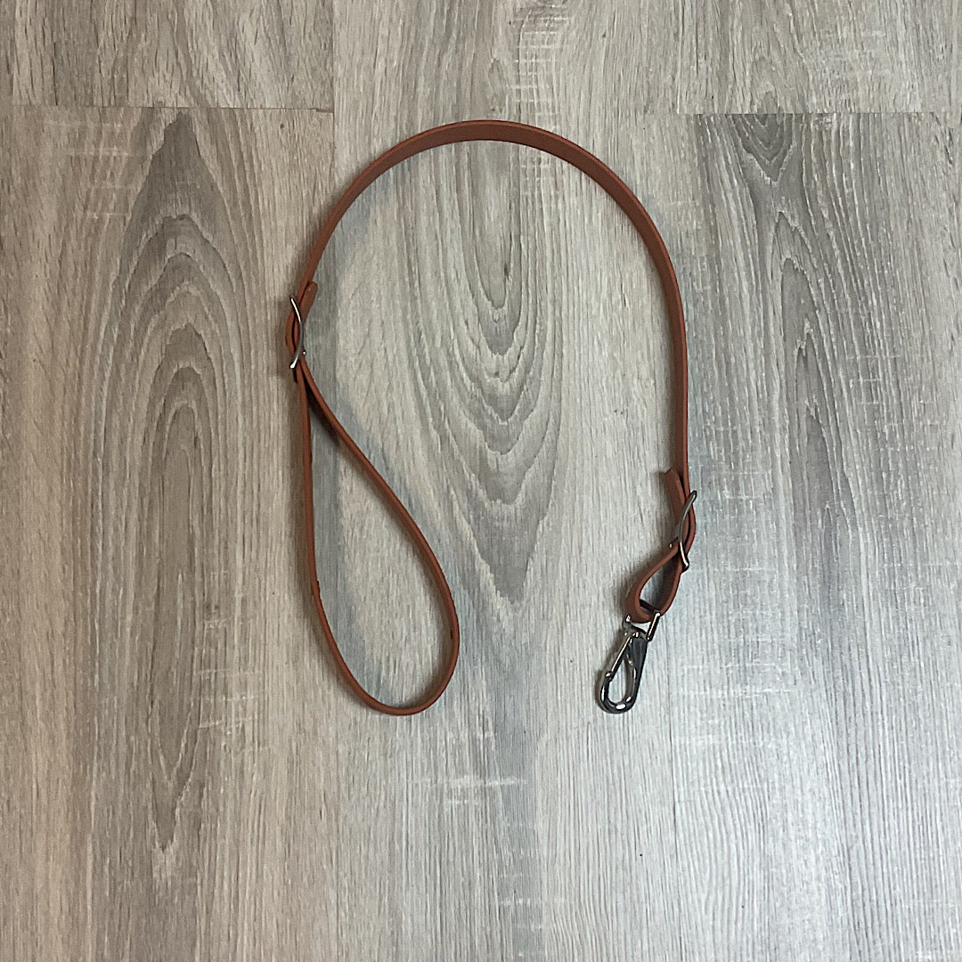 Mouse N' Ruby Original - Brown Biothane Tie Down Strap