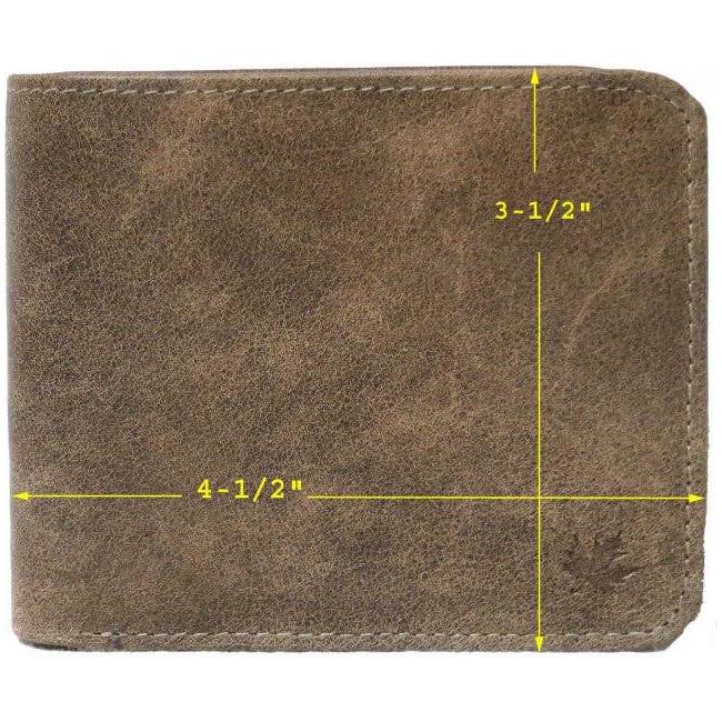 IGI CANADA - Genuine Cowhide Leather Men's RFID Wallet # 4659R