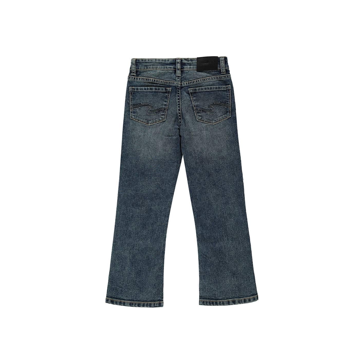 Silver Jeans - Zane Boys, Bootcut, Fit Denim, Med Wash or Indigo ZAN1214B